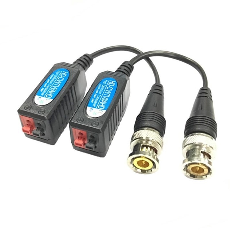 Balun Vidéo 2 PCS Anpwoo 200TC Sans Fil HD-CVI / AHD / TVI 1CH ...