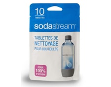 Tablette de nettoyage pour bouteille SODASTREAM - 30061954 - Tablettes  nettoyantes - Blanc