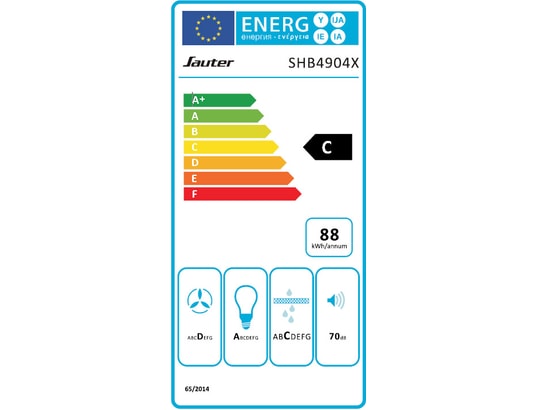 Filtre hotte SAUTER SHB4904X