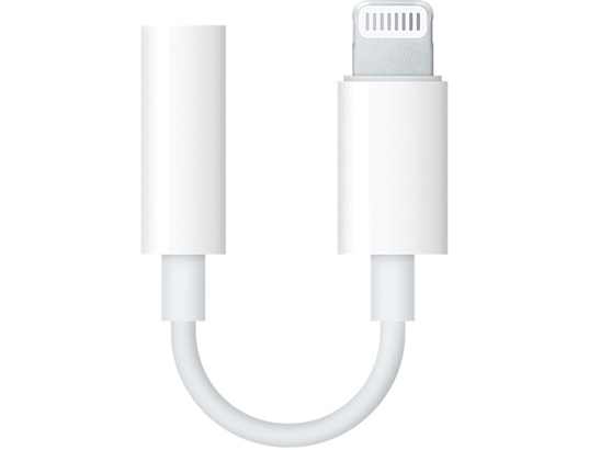 APPLE Adaptateur Lightning vers Mini-jack 3.5 mm - Blanc pas cher 