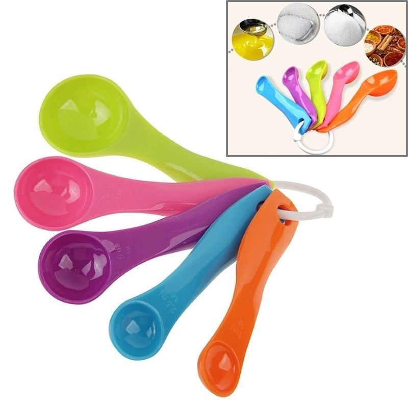 XINGSUI Set De 5 Cuillères Doseuses Colorées - Mesure Précise Pour Cuisine Et Pâtisserie