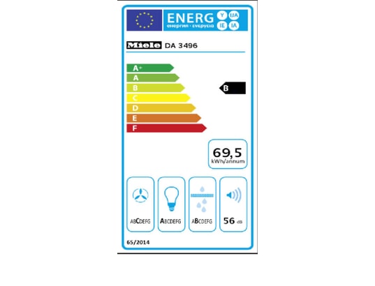 Groupe filtrant Prestige 120cm 640m3/h Inox - MIELE Réf. DA2628IN