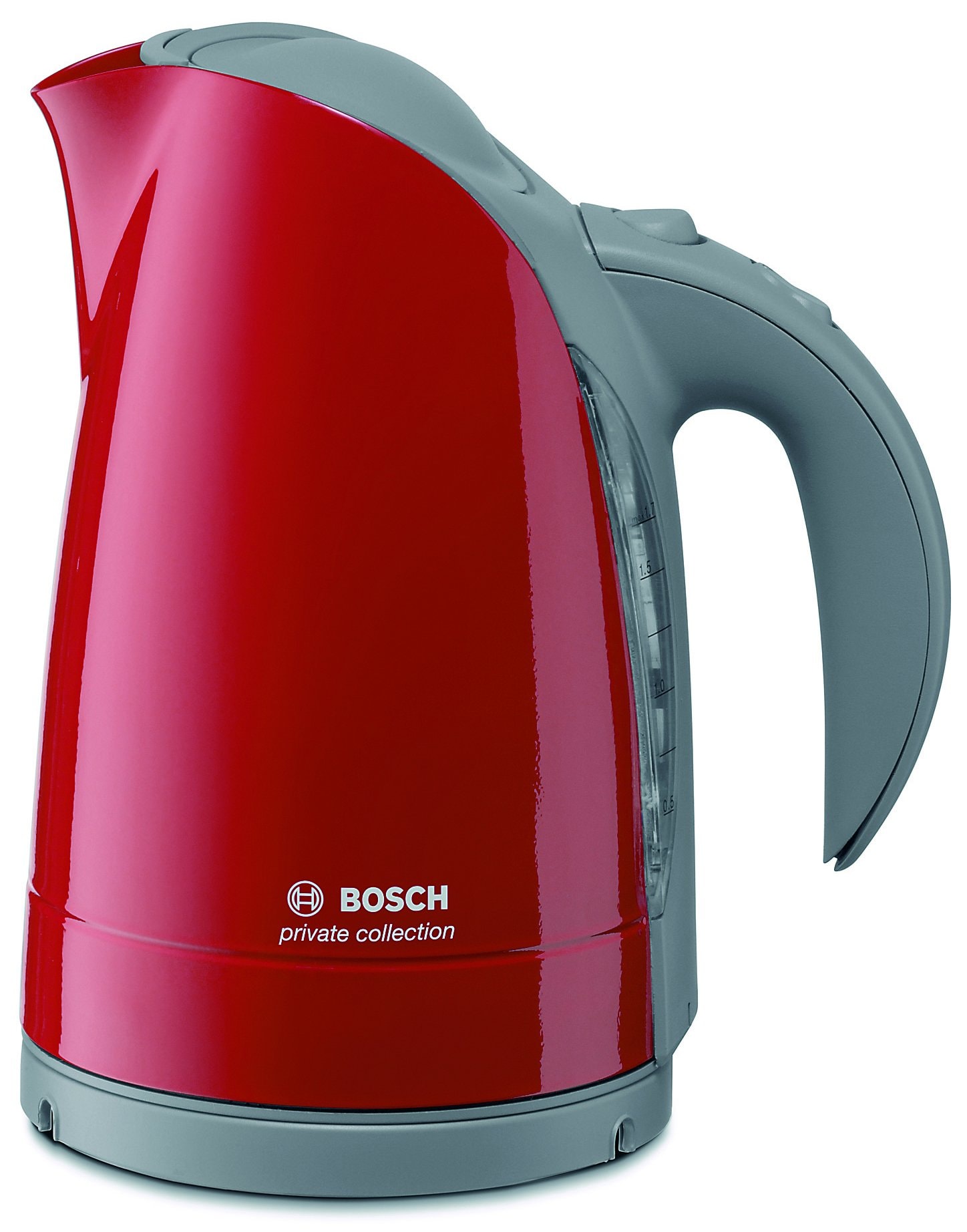 Bouilloire Electrique Bosch sans Fil Rouge & Inox / 2200W