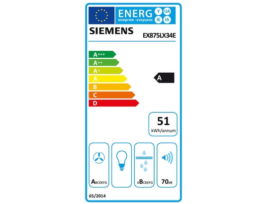 Siemens EX875LX34E, la table inductionAir avec hotte centrale