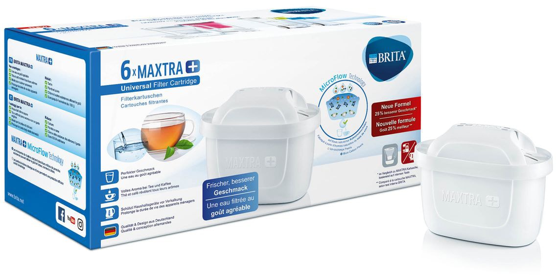 BRITA Lot cartouches pour filtre à eau Maxtra Plus