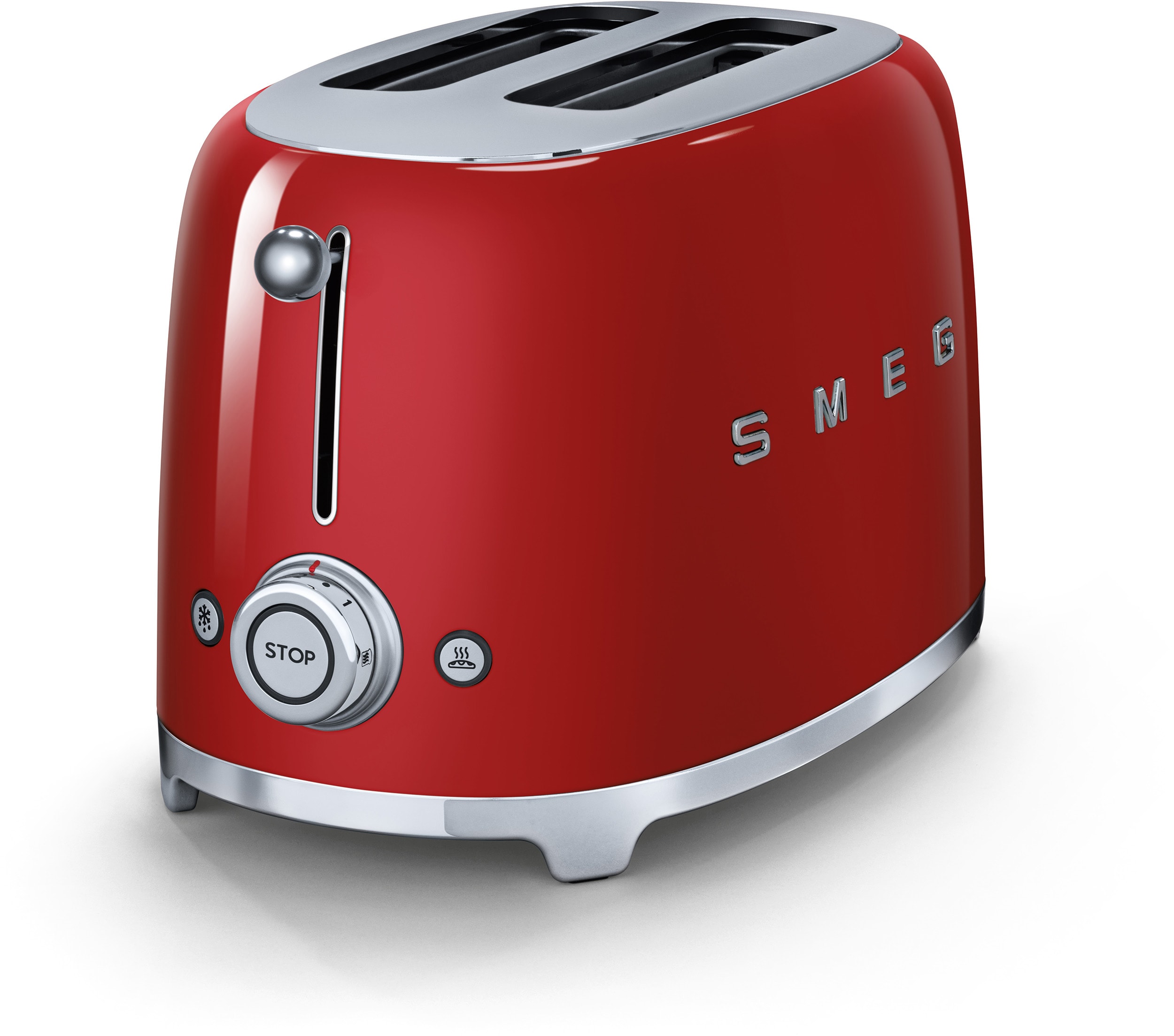 grille pain smeg rouge 2 tranches TSF 01 RDEU