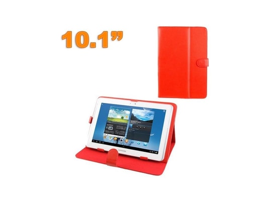 Housse tablette 10.1 pouces protection universelle simili cuir Rouge YONIS  Pas Cher 
