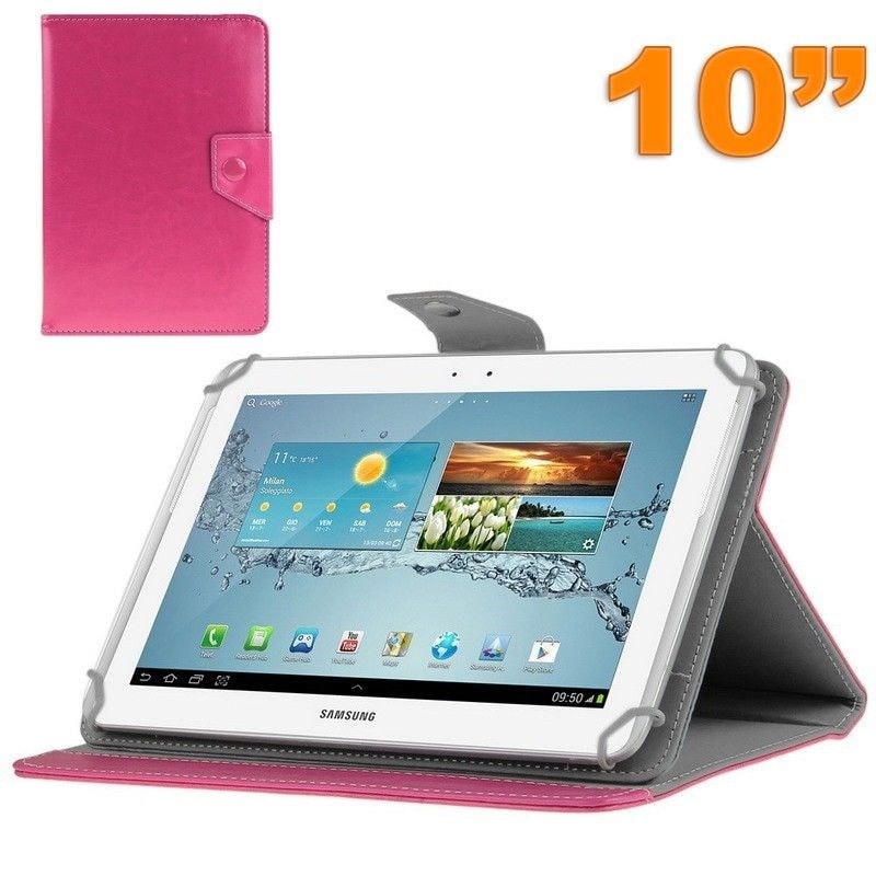 YONIS - Housse universelle tablette 10 pouces ajustable 10.1'' support Rose