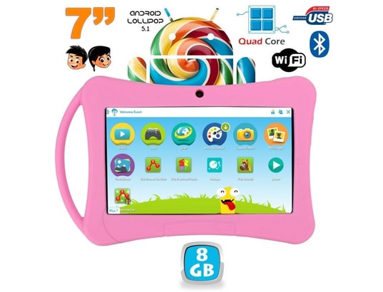 Tablette enfant - Tablette 7 pouces - 16 GB - à partir de 2 ans - Tablette  éducative