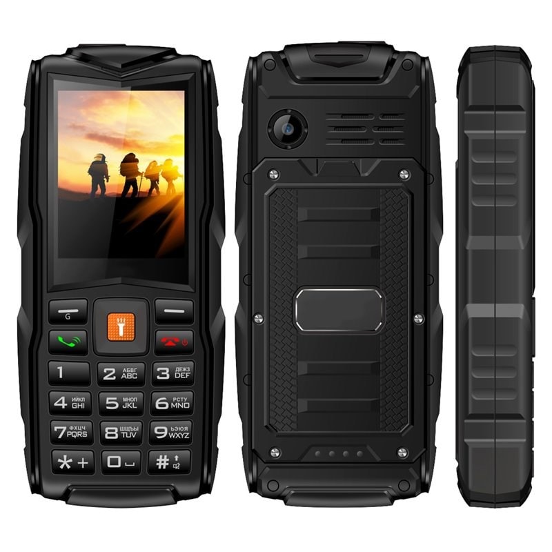 Téléphone Portable Antichoc 2.4 Pouces Triple SIM 21 Touches ...