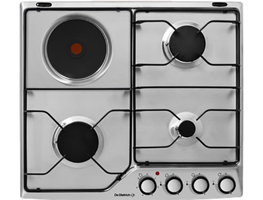 Plaque de cuisson à induction aspirante Encastrable 4 Foyers Noir - DE  DIETRICH - DPI7888BH 