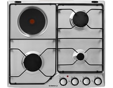WHIRLPOOL Table de cuisson mixte AKM261IX-NEW, 60 cm, 3 foyers gaz et 1  foyer électrique pas cher 