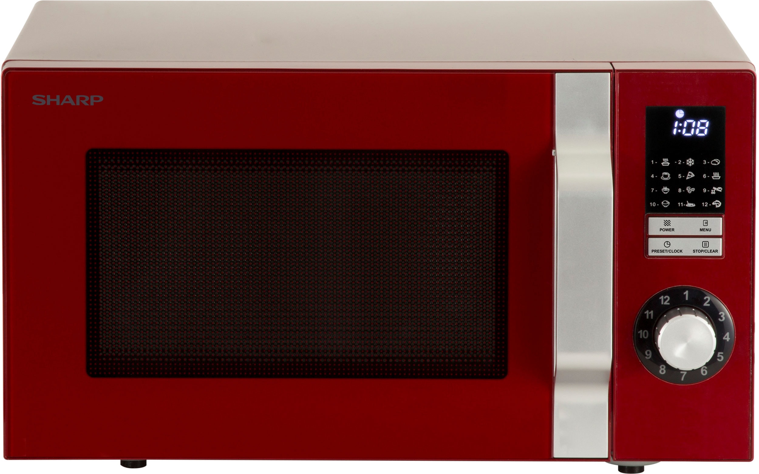 Comfee cmsro 20 di rd micro-ondes de style rétro vintage 20 l, 800 w,rouge  COMFEE Pas Cher 