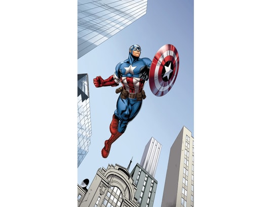 Voilage Taille L Avengers Capitaine America De Marvel 140cm X 245cm Bebe Gavroche Pas Cher Ubaldi Com