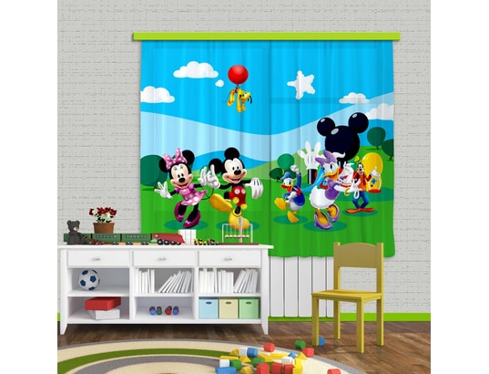 Voilage La Maison De Mickey Disney 180x160 Cm Bebe Gavroche Ma 80ca312voil Jlxmz Pas Cher Ubaldi Com