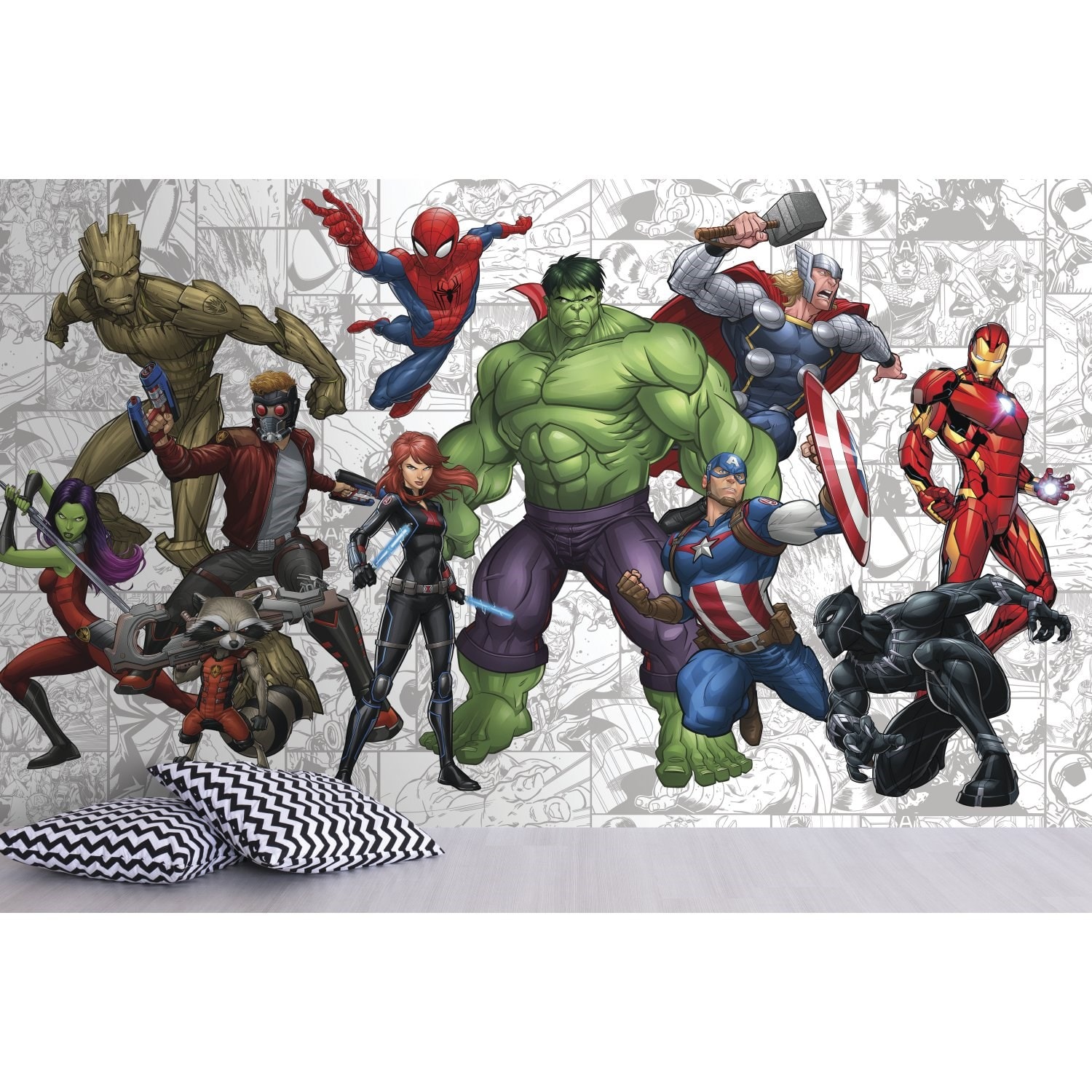 Papier Peint Super Heros