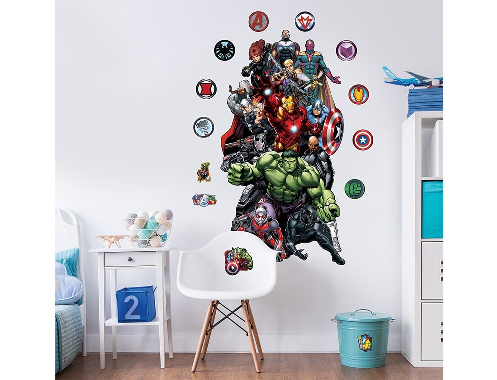 Sticker Géant Avengers Marvel 122 CM WALLTASTIC