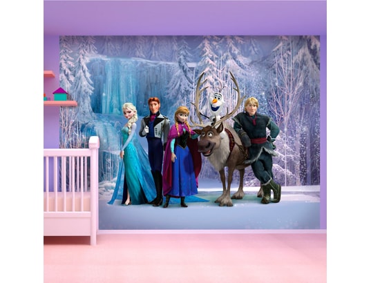 Papier peint XXL La Reine des Neiges Disney Frozen 360X255 CM BEBE GAVROCHE