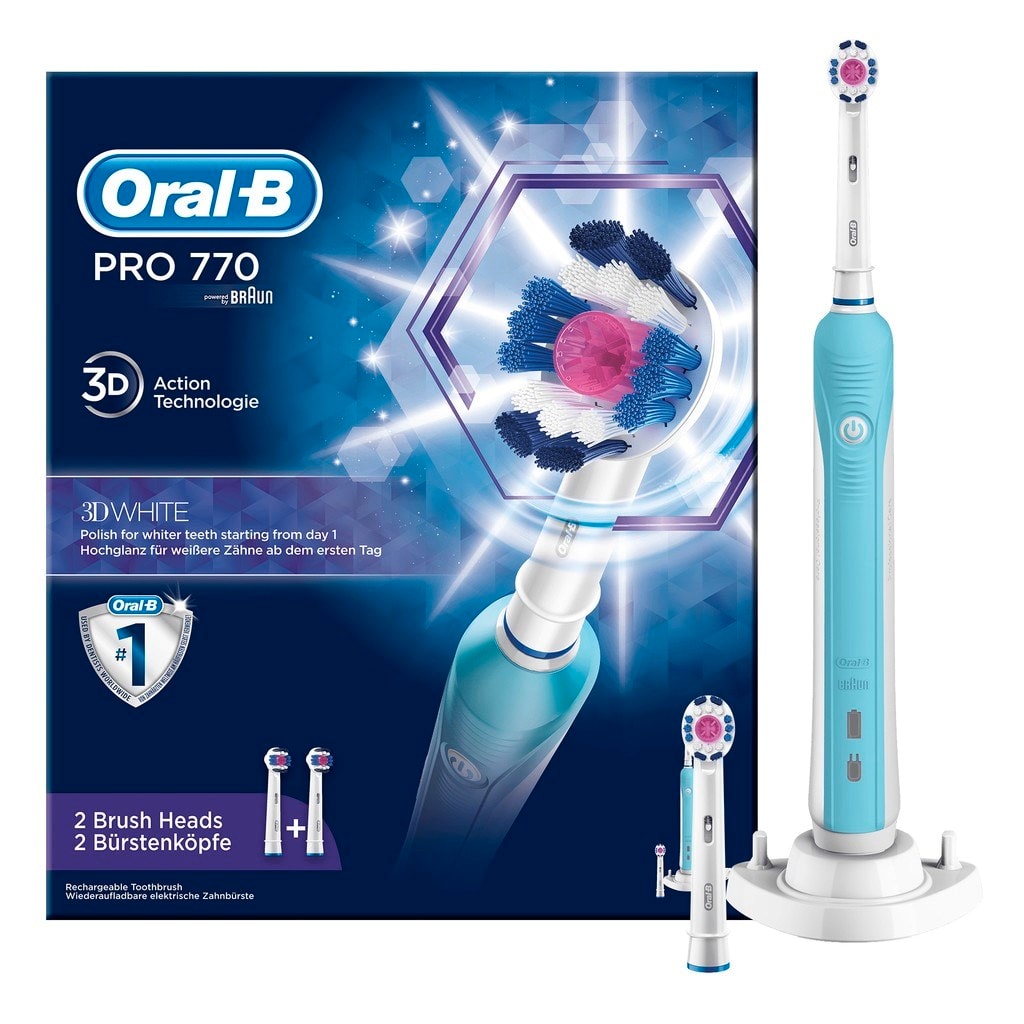 Brosse à Dents électrique Oral-B Pro 750 - Neuve, Alimentation Sur Batterie