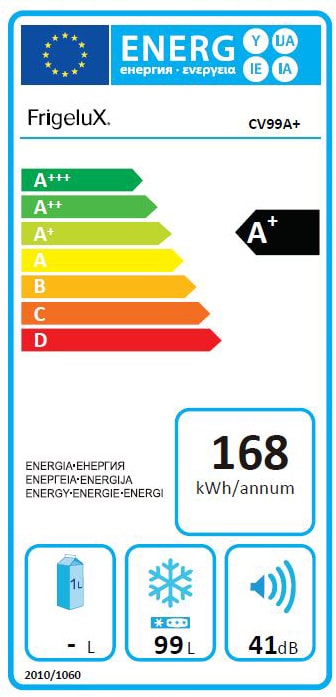 FRIGELUX Congélateur Coffre CV100A+, 98 L, Froid Statique pas cher 