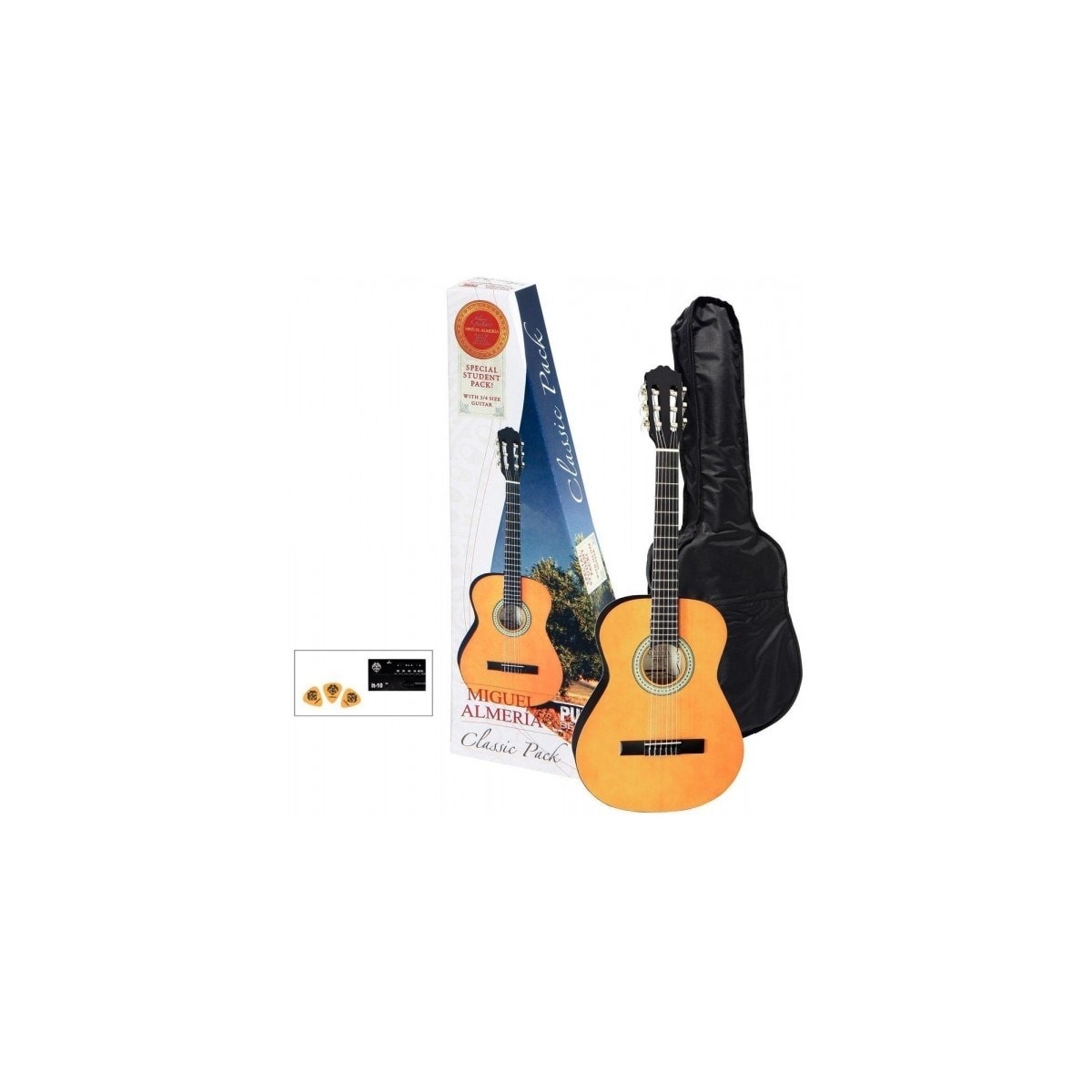Pack Guitare Classique 3/4 - Almeria Player Pack ALMERIA Pas Cher