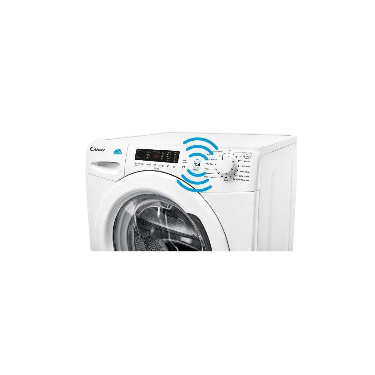 candy lave linge hublot cs 1292de s 9kg blanc