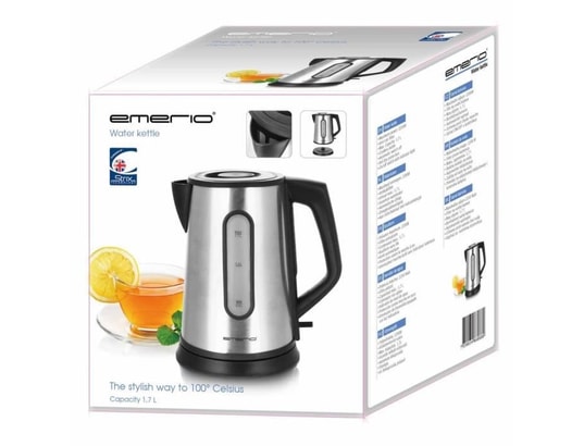 Emerio Bouilloire électrique 1,7 L Argenté WK-116287 EMERIO