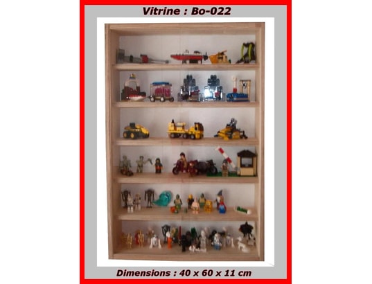 Vitrine murale Bo-022 pour collection miniatures de parfum, figurine,  Statue BMD 32