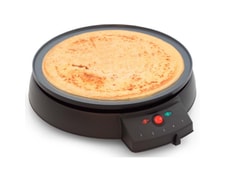 Crêpière électrique Machine à Crêpes, Grande plaque avec bac de  récupération 40 cm 3000 W